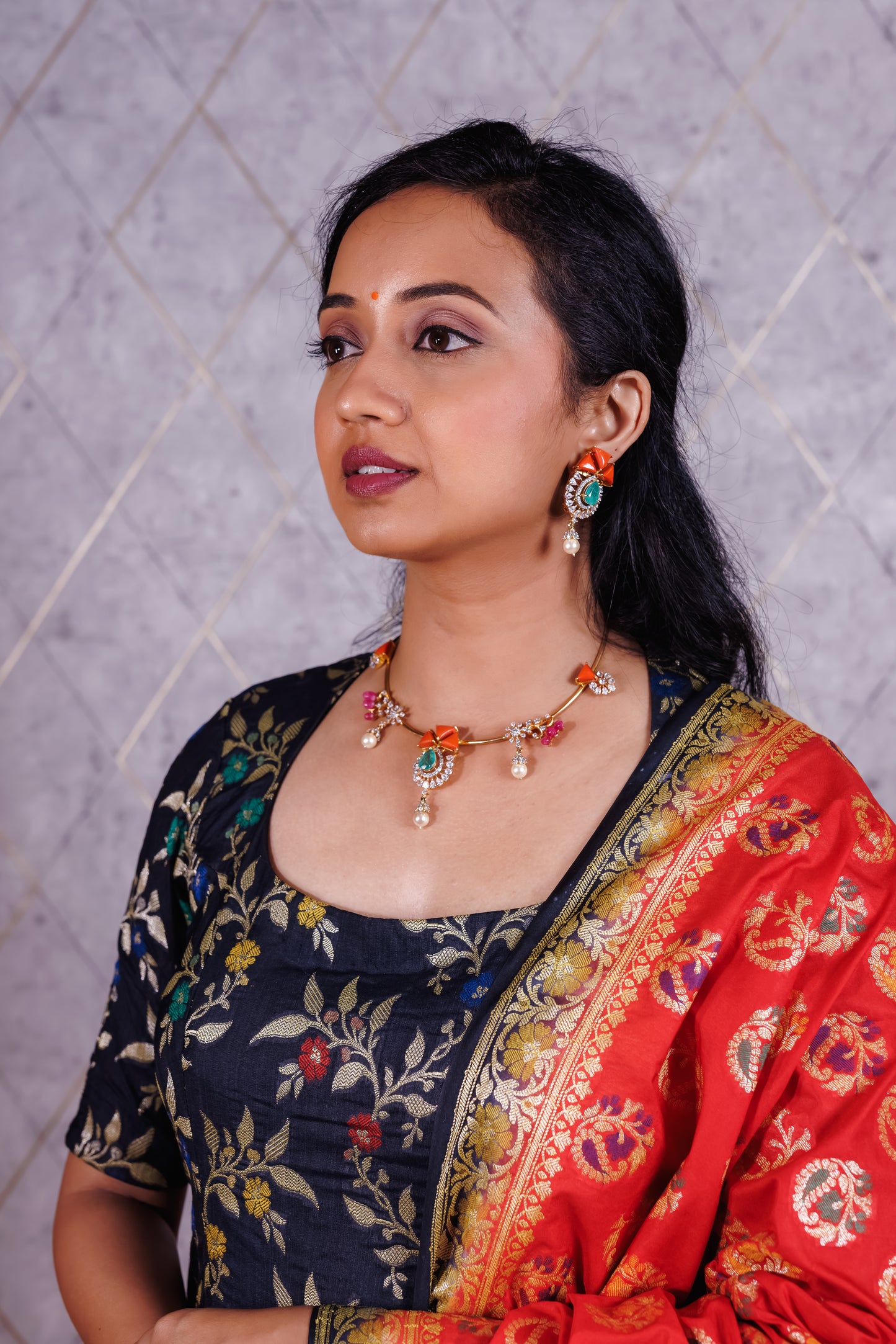 The Coral Garden Collar Set