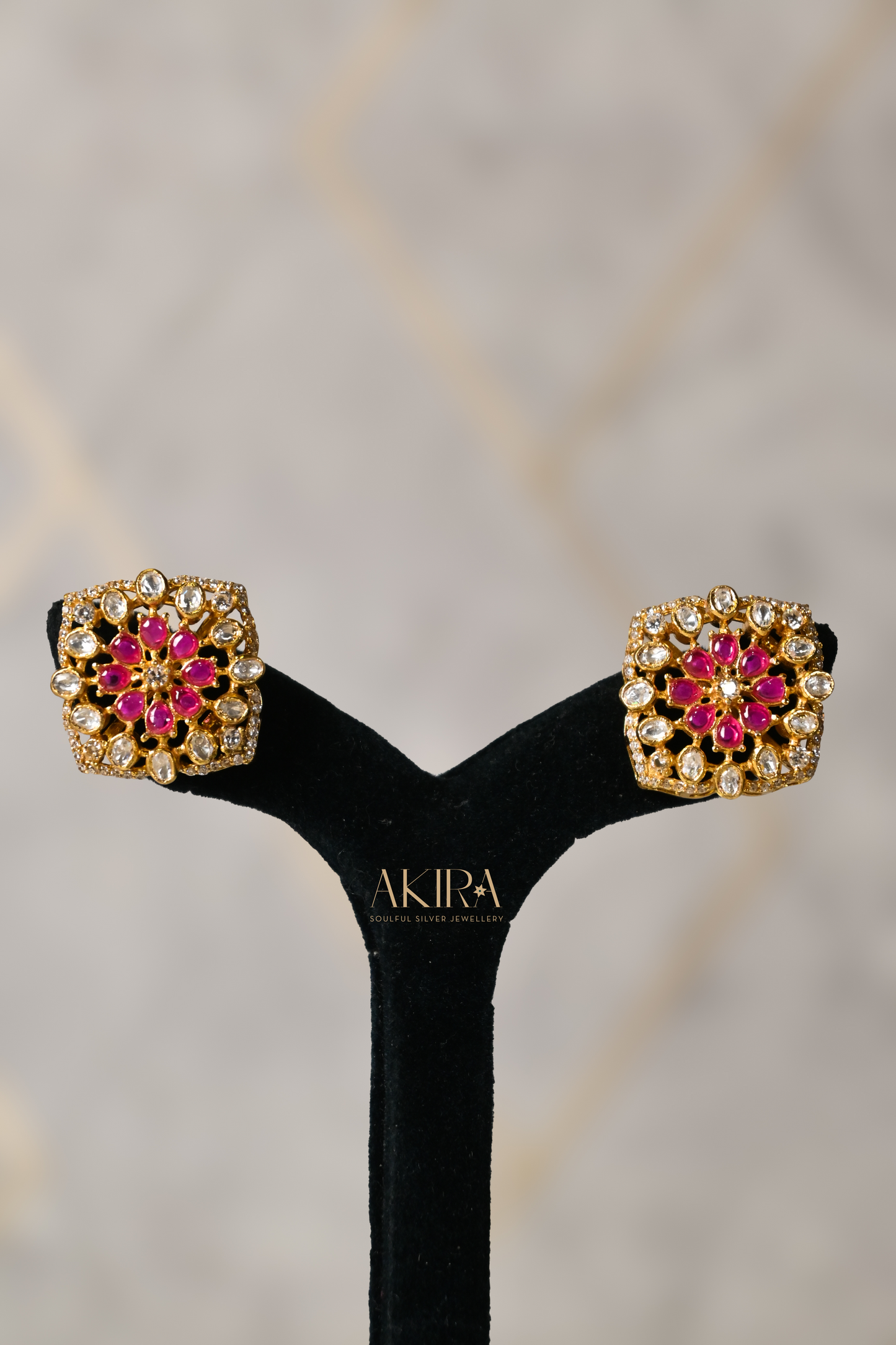 The Ruby Window Earrings