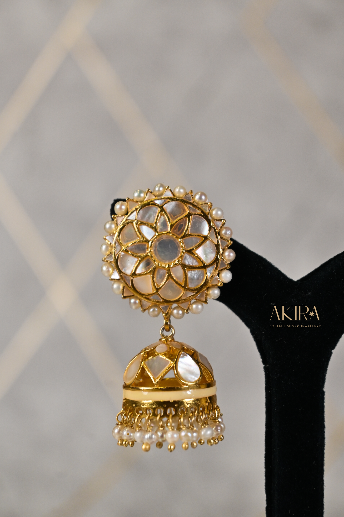 The Pearl Mandala Jhumkas