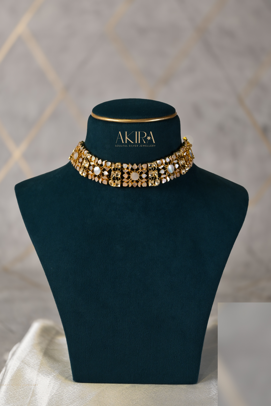 The Golden Shimmer Choker