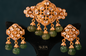 The Polki Garden Pendant & Earrings