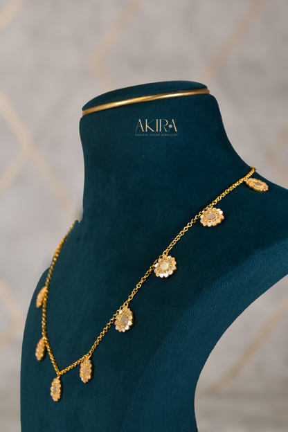 The Floating Pearl Necklace & Earrings