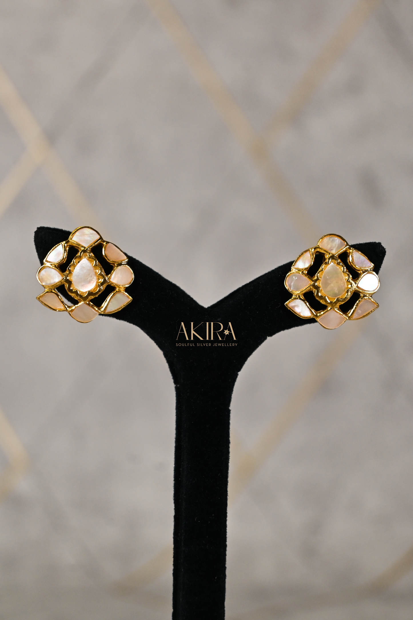 The Lotus Pearl Choker & Earrings