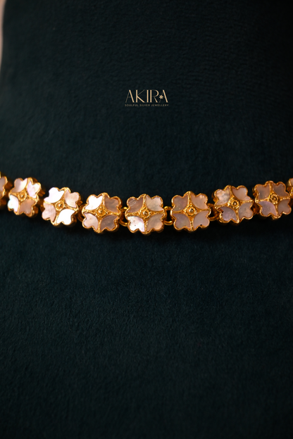 The Blossom Walk Choker & Earrings
