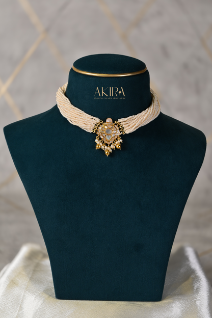 The Pearl Opulence Choker & Earrings