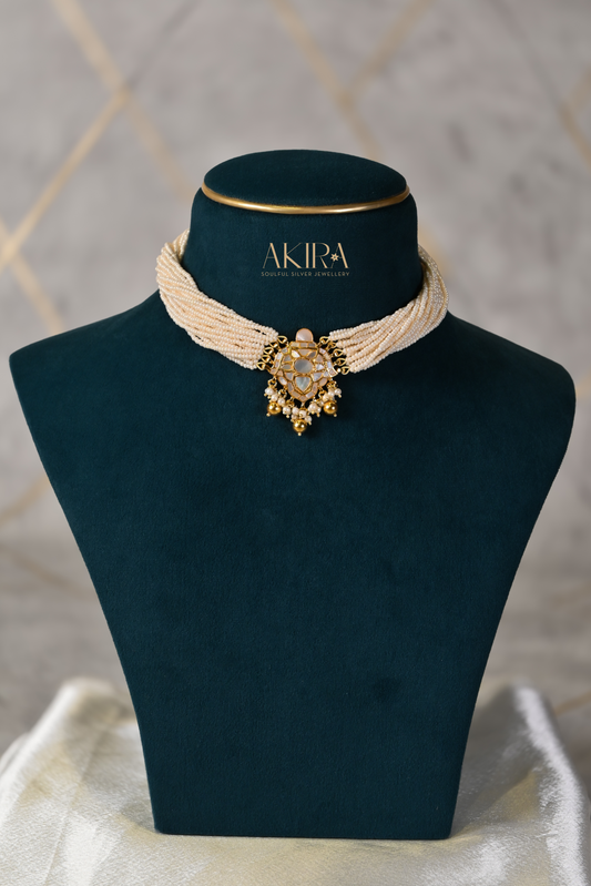 The Pearl Opulence Choker & Earrings